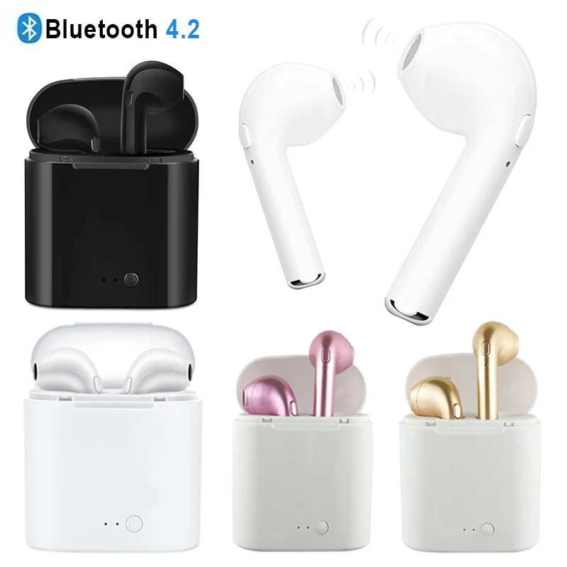 I7S TWS наушники с зарядным устройством чехол в ухо Мини Bluetooth беспроводная