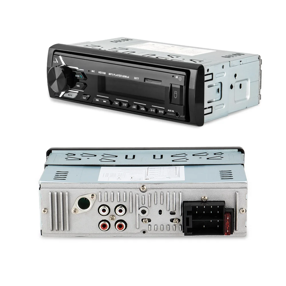 Автомобильный Bluetooth Авторадио Стерео автомобильный Радио 1 Din V3.0 FM Aux вход