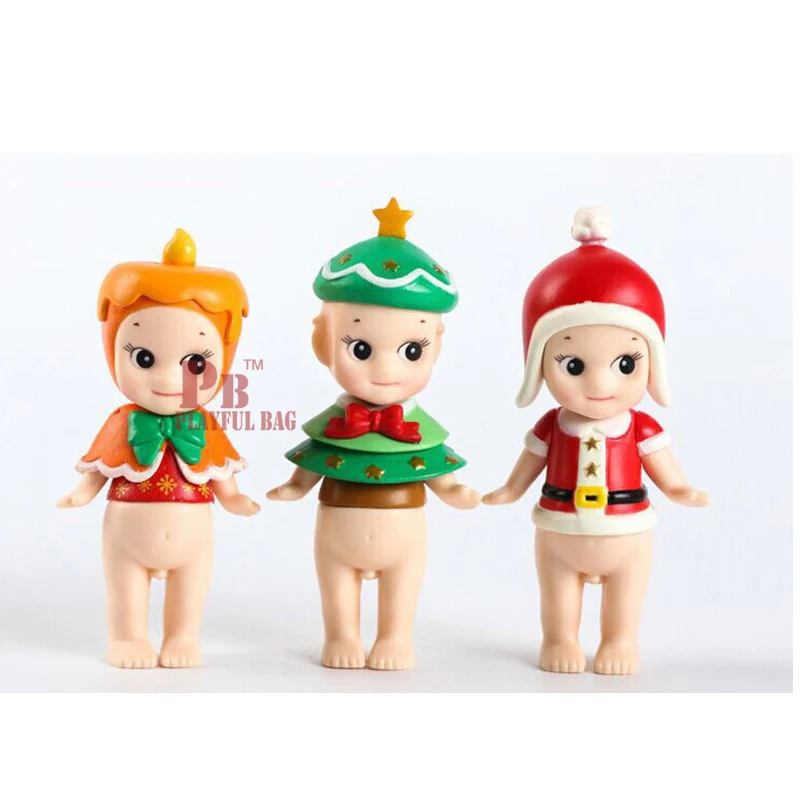 2017 Sonny Angel фигурки куклы игрушки Мини Рождественская серия фигуры ангелов 8 см ПВХ