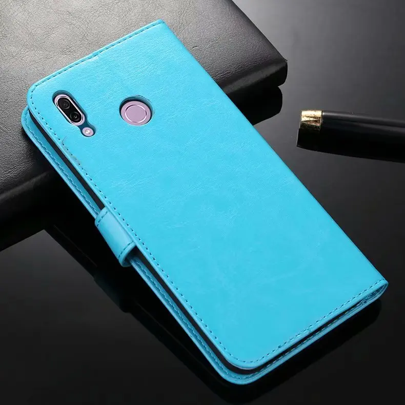 Чехол для Huawei P Smart Plus Роскошный кожаный флип кошелек чехол на + задняя крышка