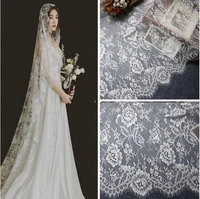 3 meterlot eyelash lace fabric trim diy accessories flower black white 150cm width make clothes skirts home decoration