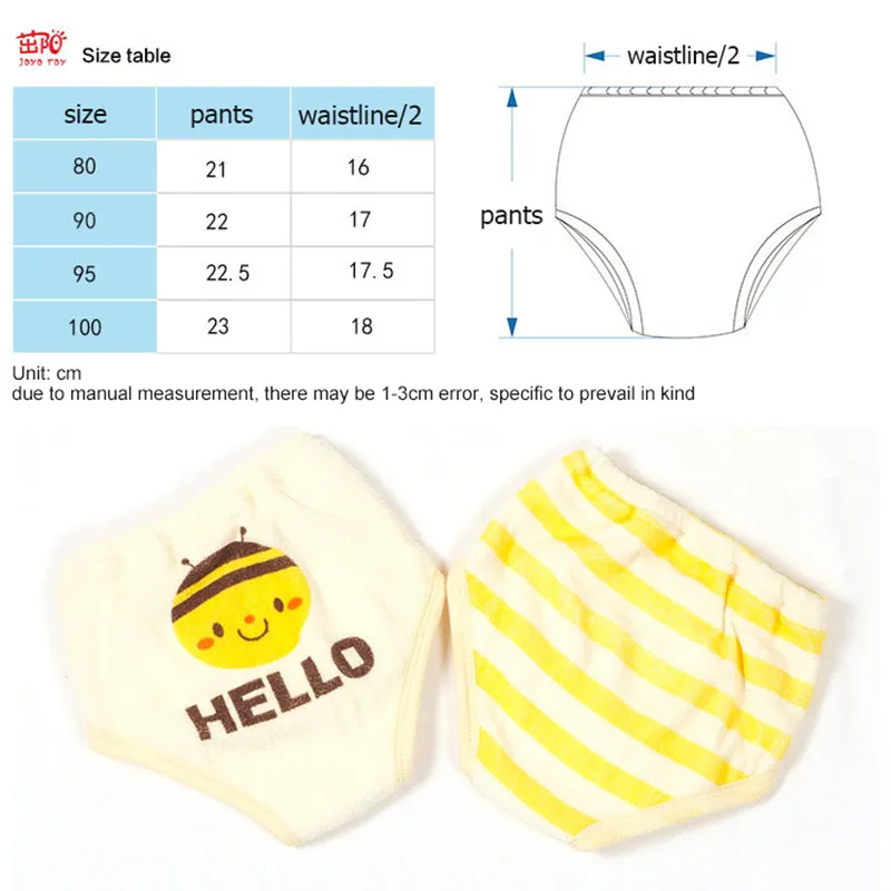 Детские тренировочные штаны 2 шт./компл. 6 слоев мультяшное полотенце хлопковые