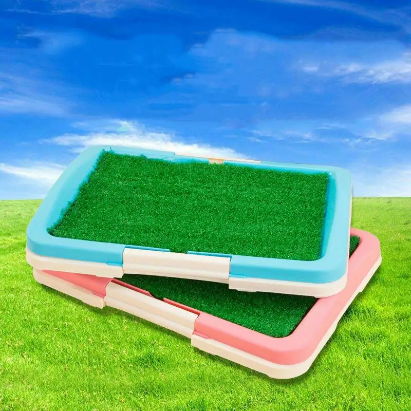 

Hot Sale Toilet Mat Dog Training Supplies Potty Pad Cat Tray Toilet Training Urinary Trainer Grass Mat Pee Pad Patch Indoor E
