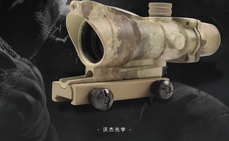 Holy warrior тактическая винтовка ACOG 4X MARKSMAN регулируемая двойная роль Красный точка