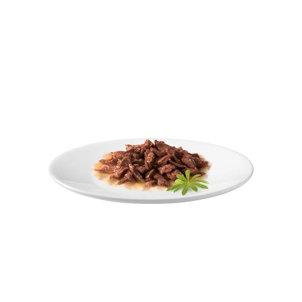 Набор влажный корм Gourmet Mon Petit для кошек с говядиной Пауч 50 г x 30 шт. | Дом и сад
