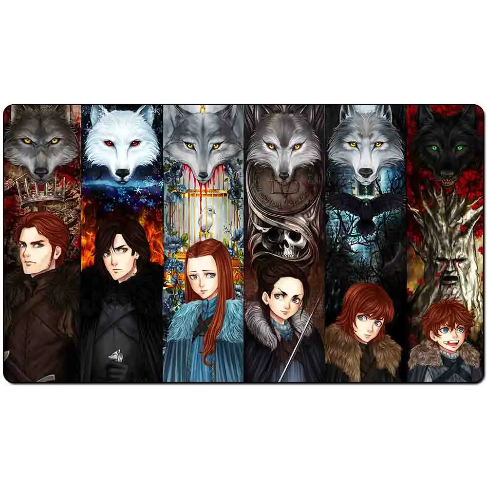 Игра трон доска коврик для игр: названия Старк Direwolves играть мат
