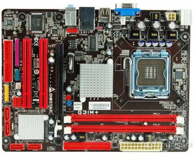 Для BIOSTAR G31M + оригинальная б/у материнская плата G31 LGA 775 DDR2 SATA2 USB2.0|motherboard lga 775|g31
