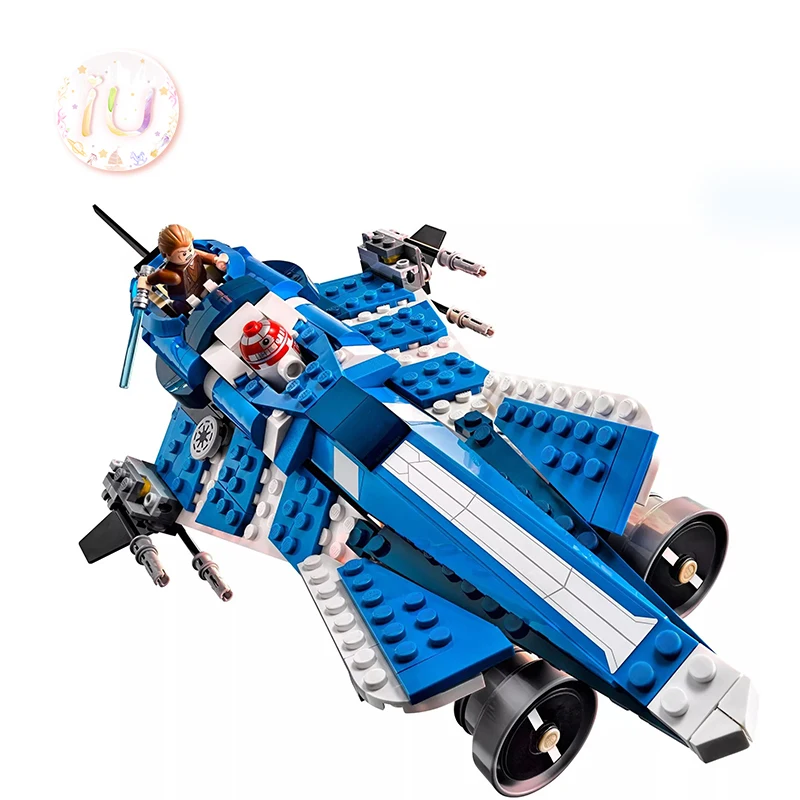 Legoings 75087 Звездные серии Аникин на заказ Звездный истребитель джедай Строительные