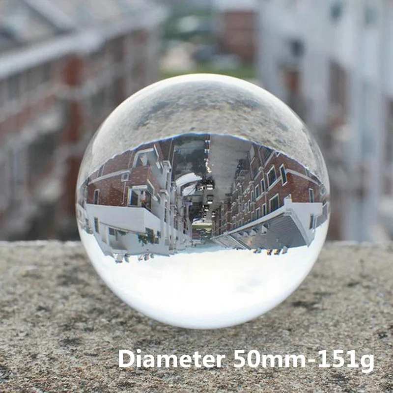 Diameter 50mm-151g Золотые прозрачные хрустальные подсвечники, шар, подсвечник, украшения, центральные украшения, бонусные свечи, фонарь, канделябр, нежный - Цвет: Diameter 50mm-151g