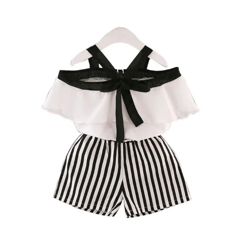 Одежда для девочек 2 шт./компл. Корейская версия летняя эксклюзивная детская