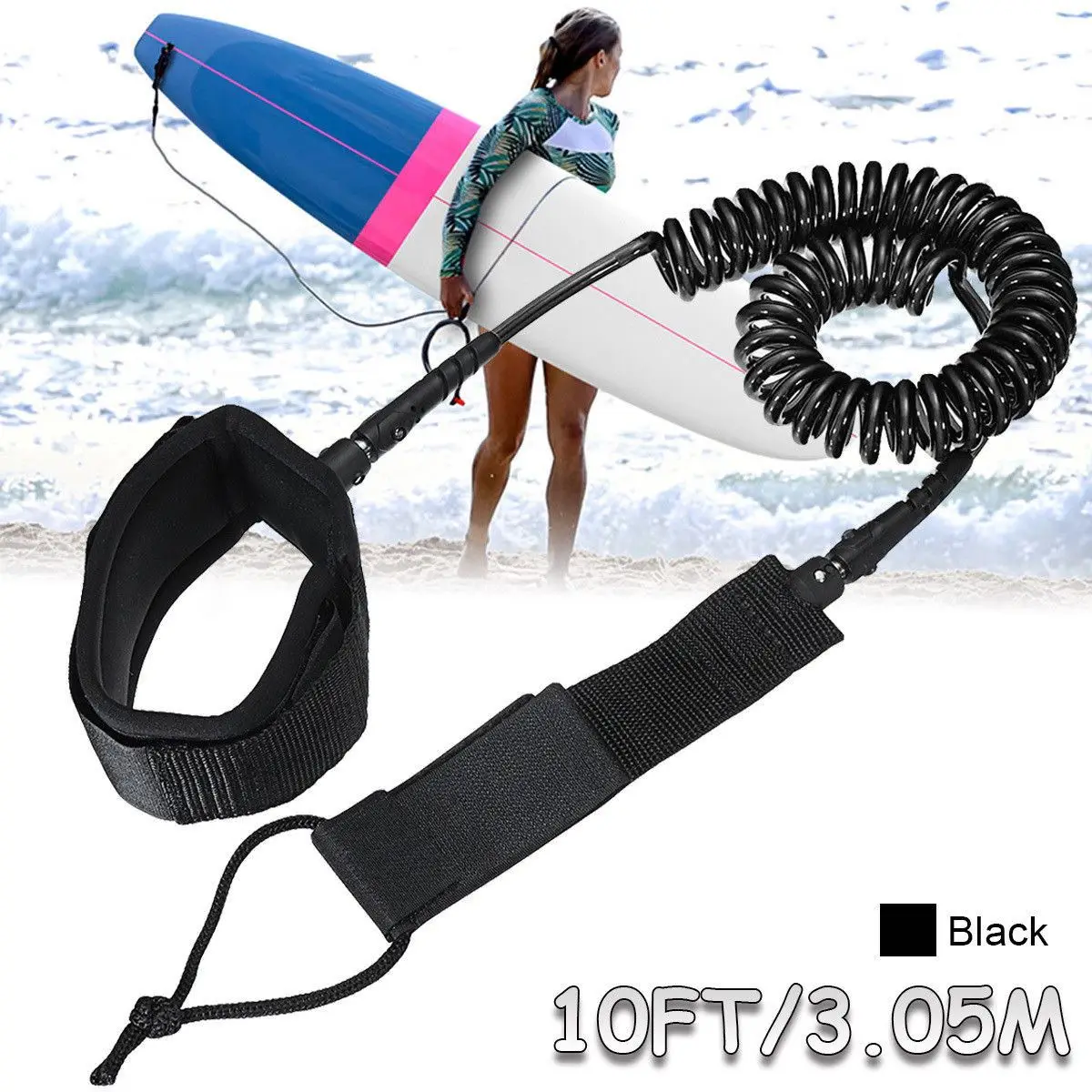10 футов 7 мм подвесная доска для серфинга|leash surfboard|paddle boardsup paddle board |