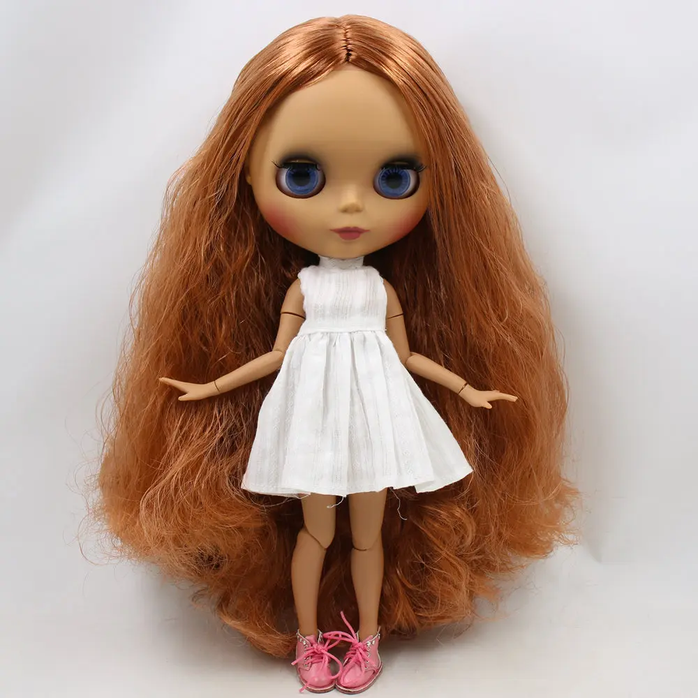 ICY DBS Blyth Doll No.BL0356 Copper hair Black Matte face Joint body 1/6 bjd OB24 ANIME GIRL | Игрушки и хобби