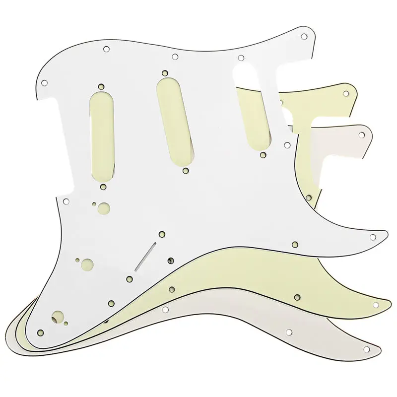 Pickguard для гитары SENRHY 3-слойный прямой подходит США/Mex -Stratocaster Strat гитарные пикапы