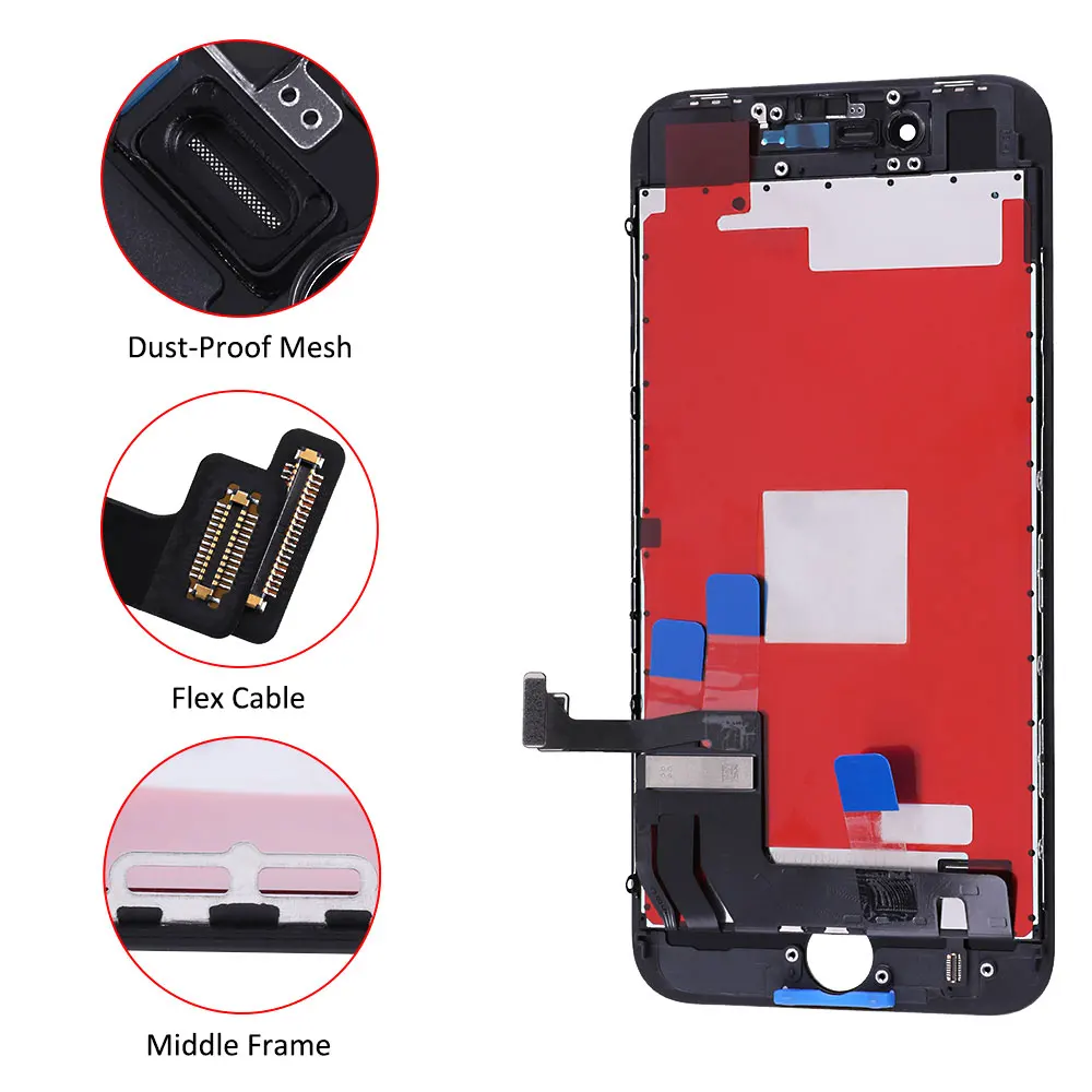 ЖК дисплей Elekworld EBS Pro для iphone 8 сменный дигитайзер без битых пикселей OEM