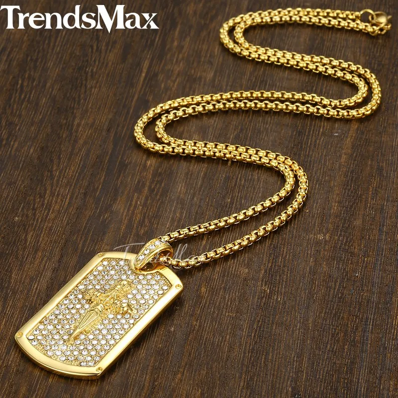 Ожерелье с подвеской в стиле хип хоп из нержавеющей стали|stainless steel chain|chain for mensteel