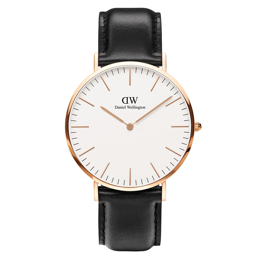 Наручные часы Daniel Wellington Classic Sheffield 40 мм RG White + часовой ремешок St Mawes для часов |