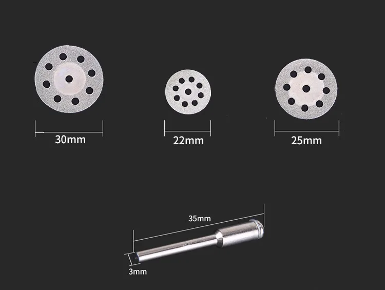 Аксессуары dremel для алмазного шлифовального диска 5 шт. мини циркулярная пила