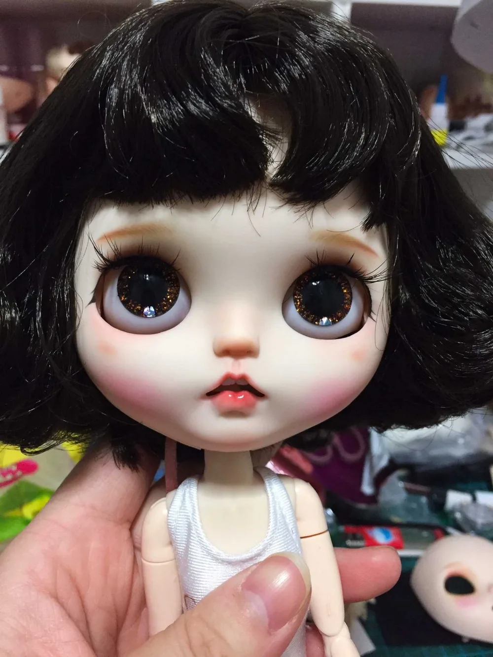 Кастомизация кукла Обнаженная blyth кукла, лицевая панель 20190411-1