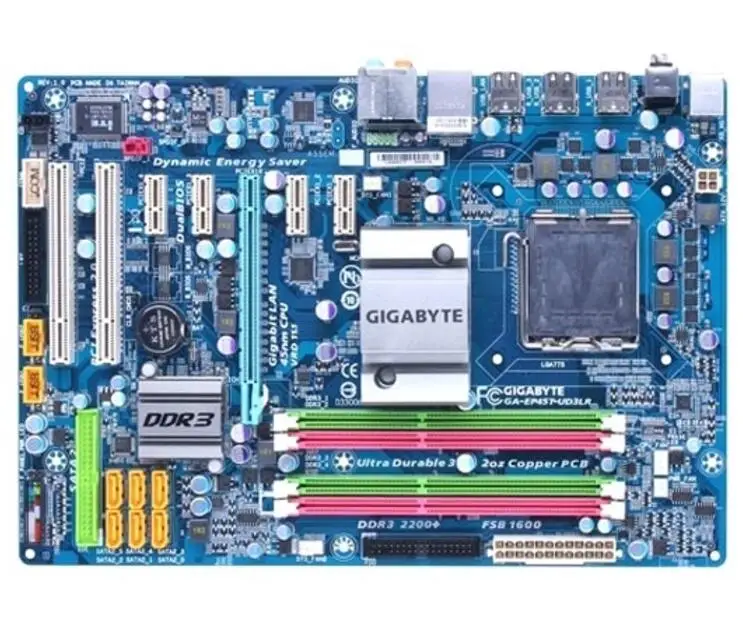 Для Gigabyte GA EP45T UD3LR оригинальная настольная материнская плата P45 розетка LGA 775 DDR3 ATX в