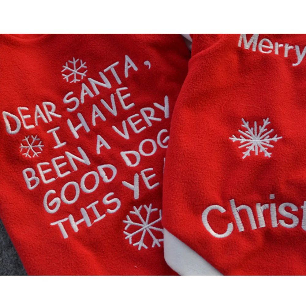 Одежда для домашних животных оптовая продажа зимний теплый свитер с вышивкой в