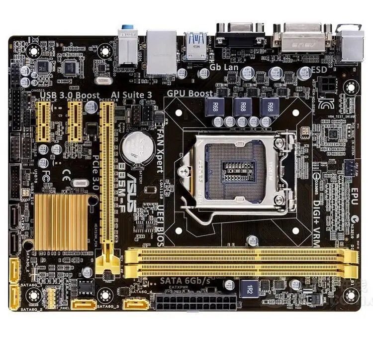 Разъем LGA 1150 для ASUS оригинальная б/у настольная плата Intel H81 DDR3 USB3.0 SATA3 B85M