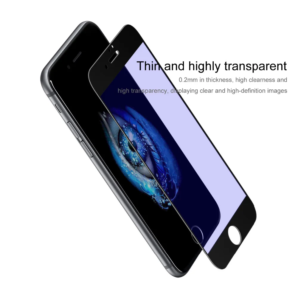 BASEUS закаленное Стекло для iPhone 7 8 for0.2mm полный клей шелковая печать Экран протектор
