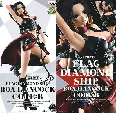 Banpresto фигурка одна деталь OP флаг алмазный корабль FDS Боа Хэнкок ПВХ модель фигурки Куклы