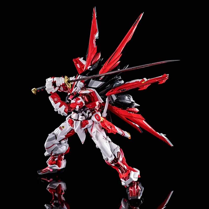 Хобби аниме мобильный костюм 1/100 MG MB модель Gundam сбивающаяся красная рамка MBF-P02 фигурка Робот детские игрушки подарок оригинальная коробка