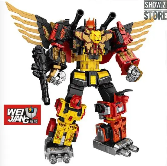 [Показать. Z] WeiJiang Wei jiang WJ полный комплект из 5 Sky Soarer Rampage негабаритных комбинации popp Feral Rex Predaking трансформации