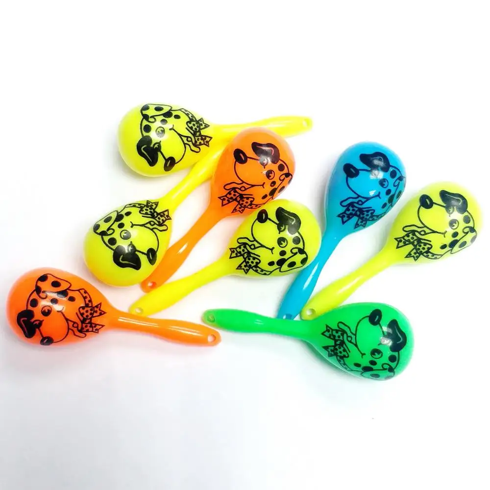 4 шт. мини пластиковая собака Maracas 424 дети фиеста партии Goody Лут мешок наполнитель
