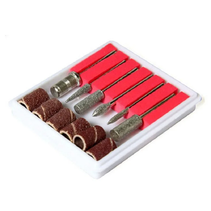 

6pcs Carbide Drill Bits Rotary Burr Files Sharp For Nail Art Manicure Pedicure Tool