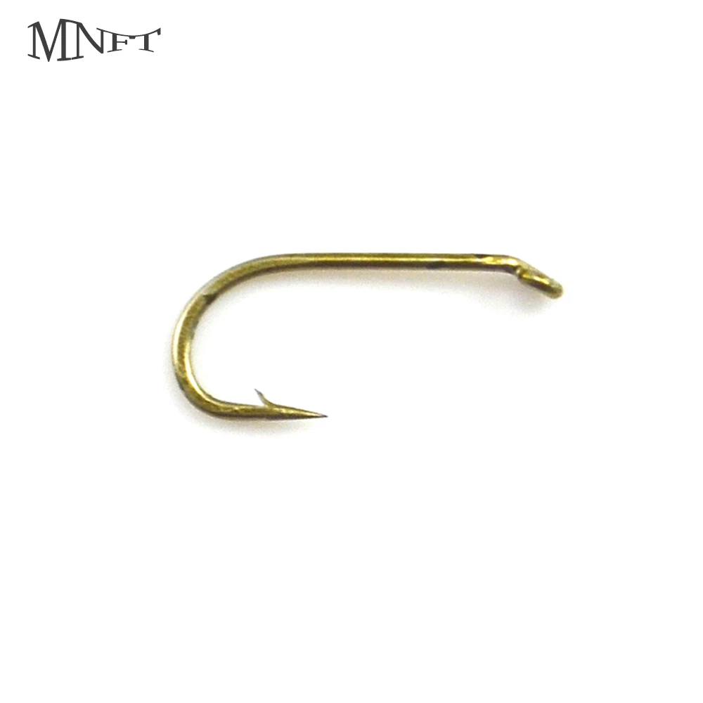 MNFT 100 шт. маленький размер Медный цветной Fly Hook Крючки для привязывания форели
