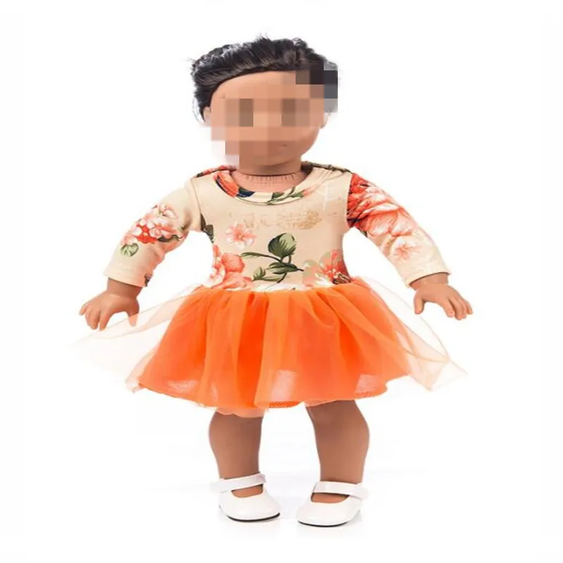 Born New Baby Fit 18 дюймов 40-43 см кукольная одежда девочка кукла Единорог Лист торт юбка пуховики Одежда Аксессуары для ребенка подарок