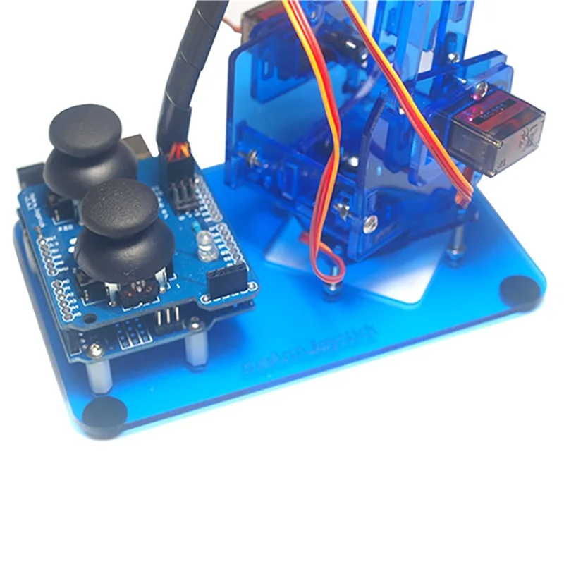 Лучшая сделка Mearm DIY 4DOF для Arduino Robot Arm 4 оси вращающийся комплект с джойстиком