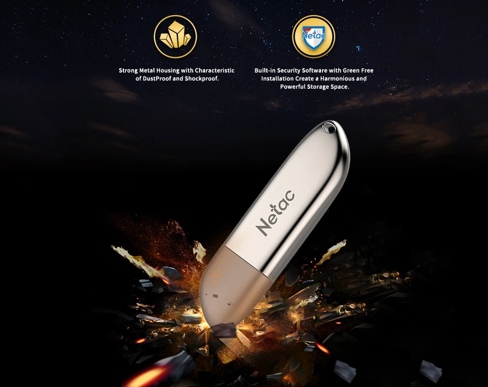 Netac U352 металлический USB 3,0 флэш-диск 16 ГБ 32 ГБ 64 Гб 128 ГБ USB3.0 флеш-накопитель цинковый сплав 32 64 128 ГБ флеш-накопитель зашифрованная ручка