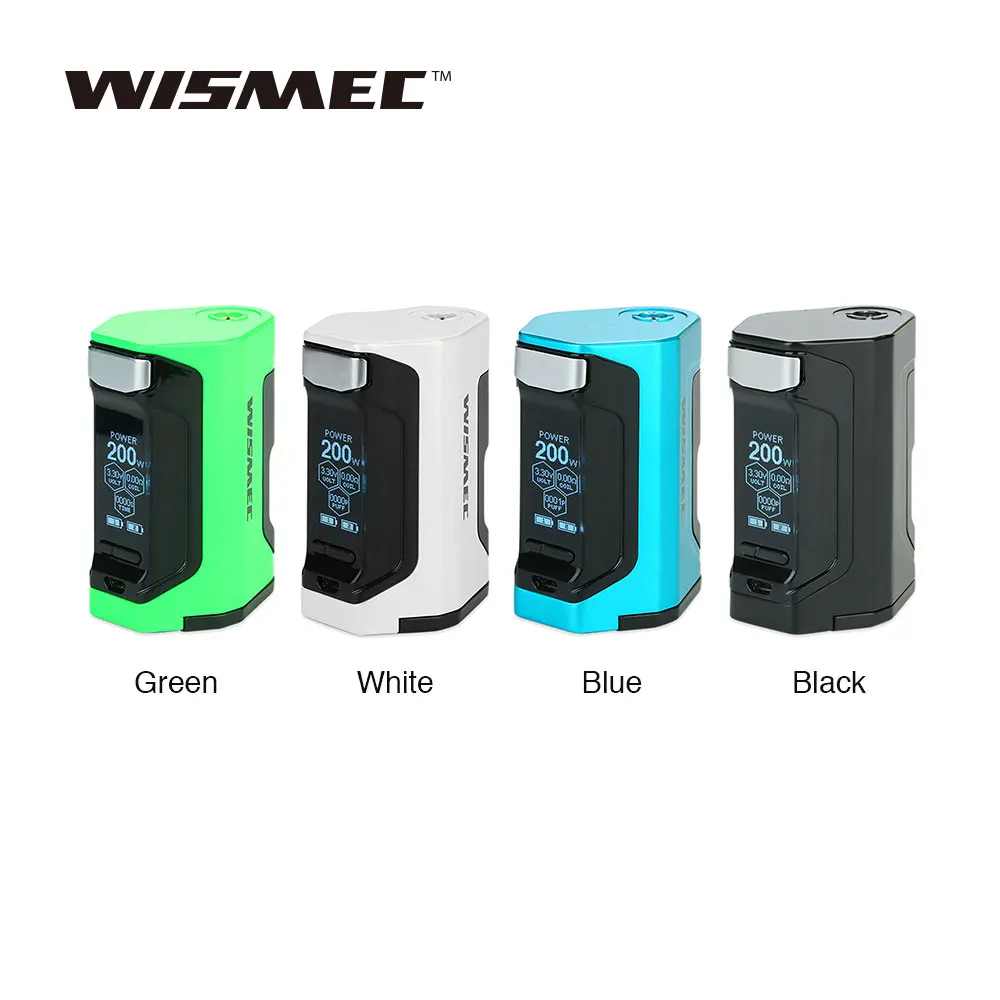 Новый оригинальный модуль WISMEC Luxotic DF TC с 200 Вт большой мощностью и 1 3 дюймовым