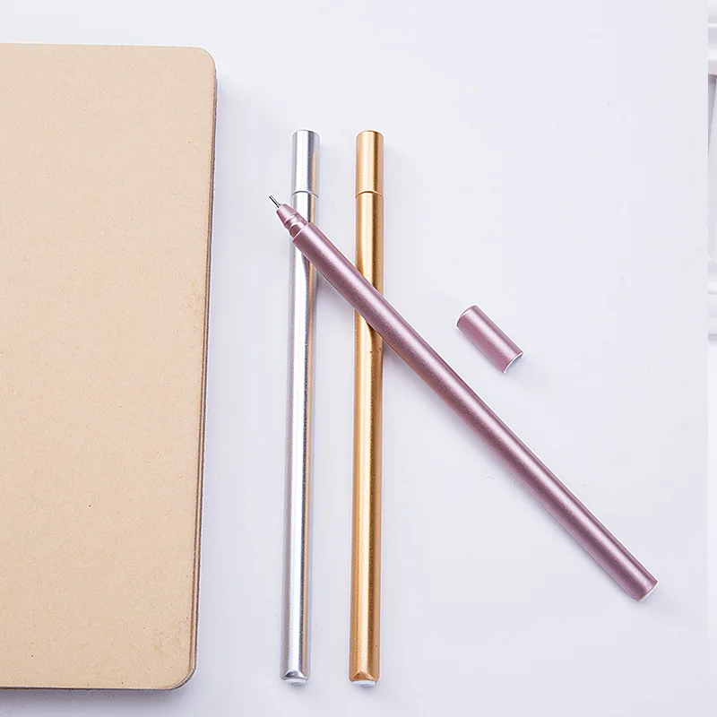 0 5 мм MUJI стиль сплошной гелевая ручка нейтральная милый шариковая PensKawaii Цвет