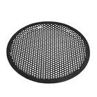 UXCELL универсальная 8-дюймовая Крышка для Динамика сабвуфера, черная металлическая вафельная крышка, защитная сетка для гриля, аксессуары для интерьера