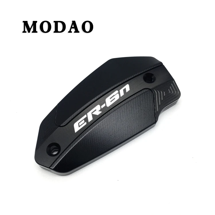 Для KAWASAKI ER6F ER6 F ER6N E R6N 2009- CNC алюминиевый бачок тормозной жидкости для переднего колеса крышки мотоцикла аксессуары