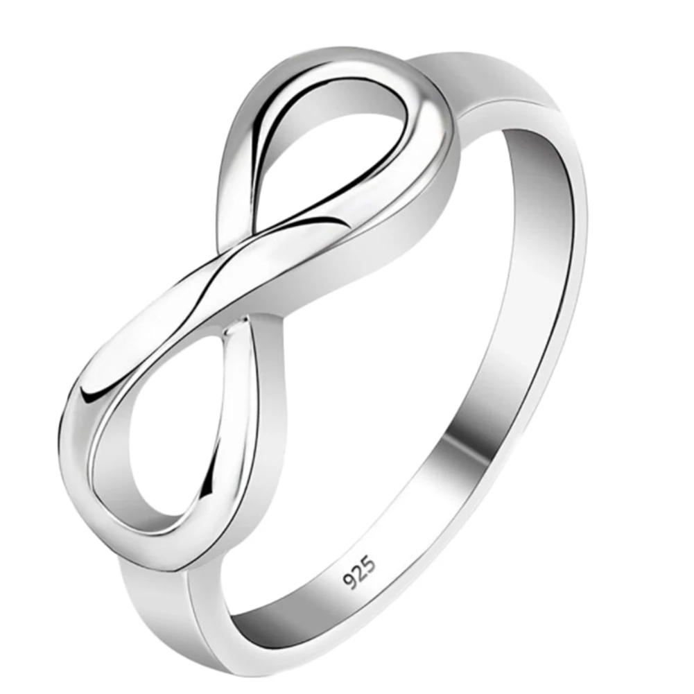 Модное женское серебряное кольцо 8 колец для свадьбы вечерние ювелирные изделия