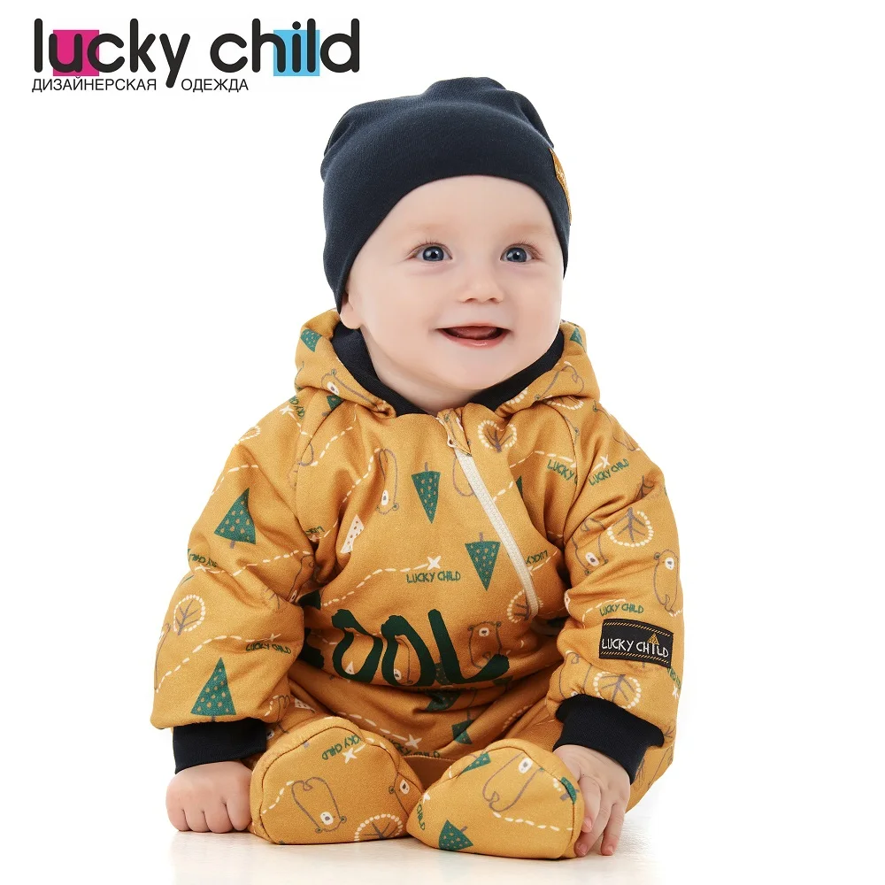 Комбинезон Lucky Child для девочек и мальчиков арт. 63-70f (Зимние каникулы) [сделано в