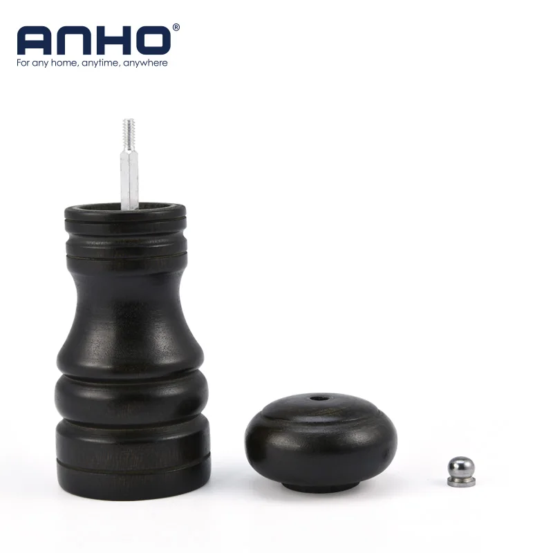 ANHO 5 ''мельница для соли и перца, ручная мельница для перца и специй, набор, регулируемая керамическая сердцевина для приготовления мяса, барбекю, кухонные инструменты