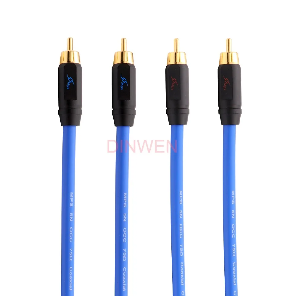 MPS M 75 99.9997% 5N OCC SPDIF коаксиальный кабель 75ohm Hifi аудио цифровой AV RCA провод для