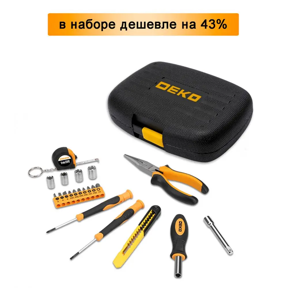 Набор инструментов DEKO TZ21 (21 шт.)|Наборы ручных инструментов| |
