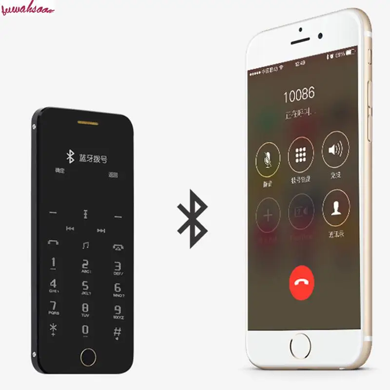 Оригинальный Anica T9 A9 + мини мобильный телефон с двумя sim-картами Bluetooth oled-дисплей