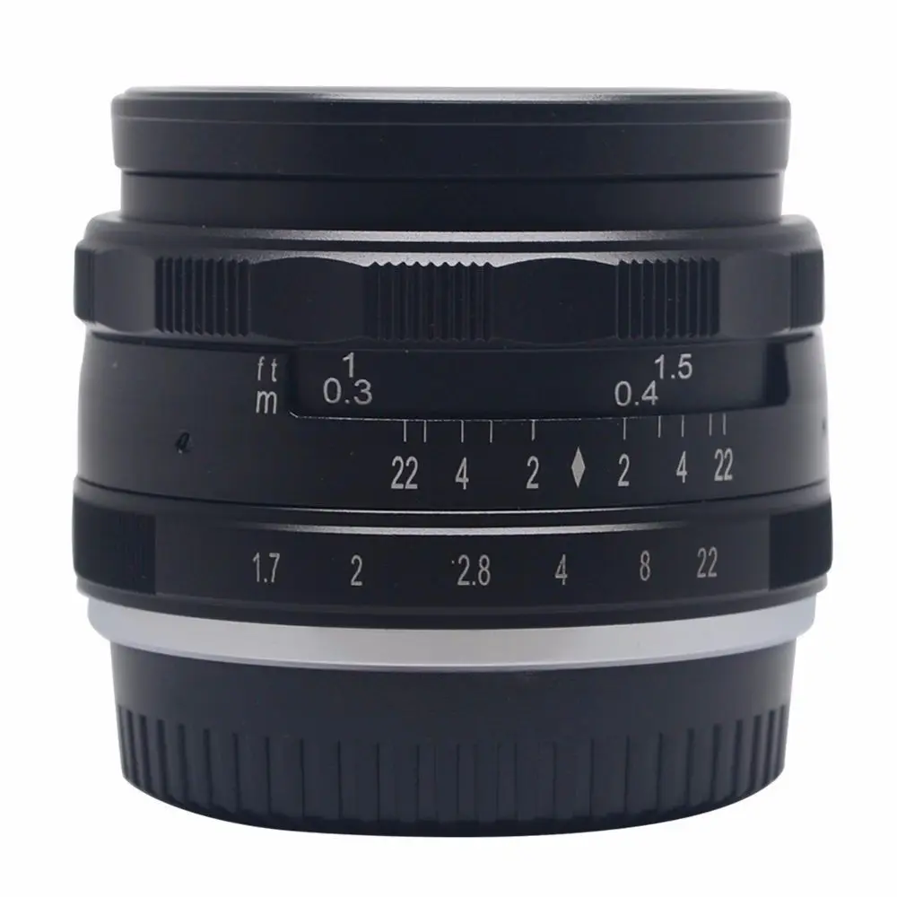 Meike флейта 35 мм f 1 7 Большая диафрагма ручная фокусировка объектив для Sony E Mount cameras