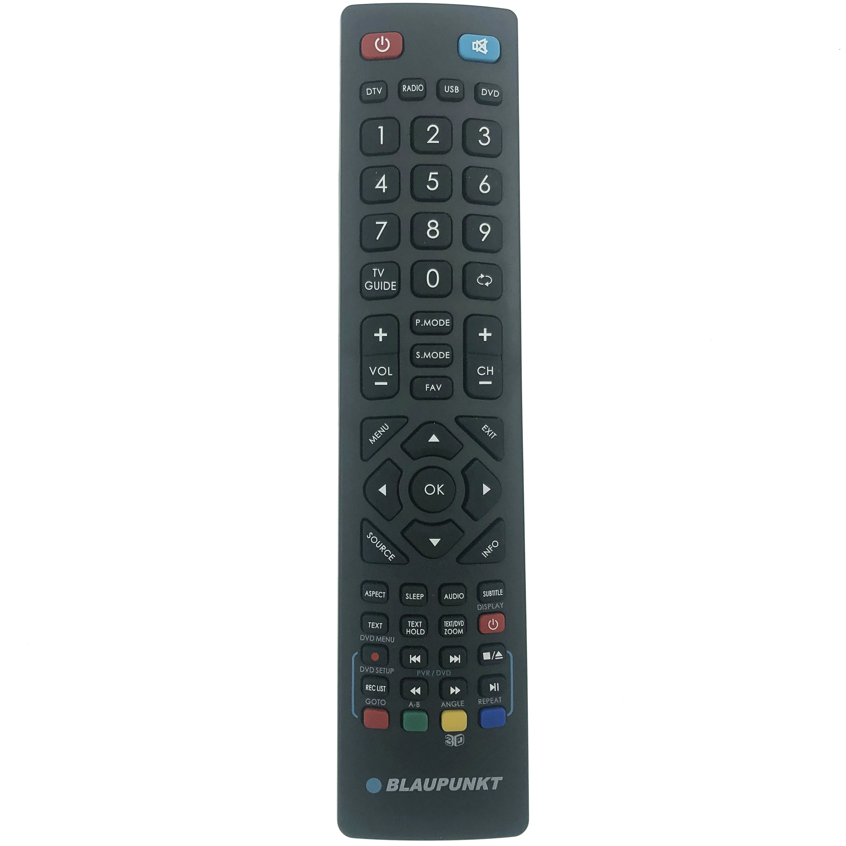 Оригинальный BLAUPUNKT 3D светодиодный ТВ дистанционное управление Fernbedienung (мандо