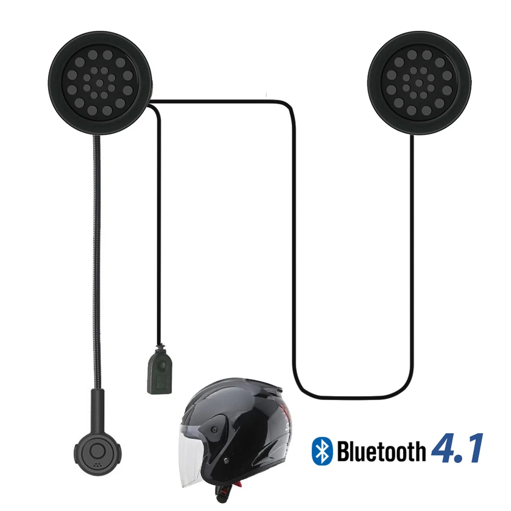 Беспроводная гарнитура для мотоциклетного велосипедного шлема Bluetooth 4 1 10s