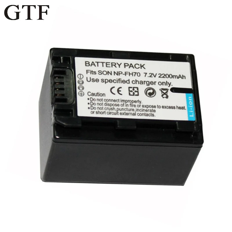GTF NP FH70 NPFH70 литий ионная перезаряжаемая батарея для HDR CX230 CX150E CX300 FH50 FH60 CX170 Battery|np