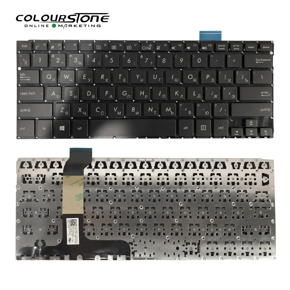 Новая русская черная клавиатура для ноутбука ASUS ZENBOOK UX360 UX360CA RU Клавиатура